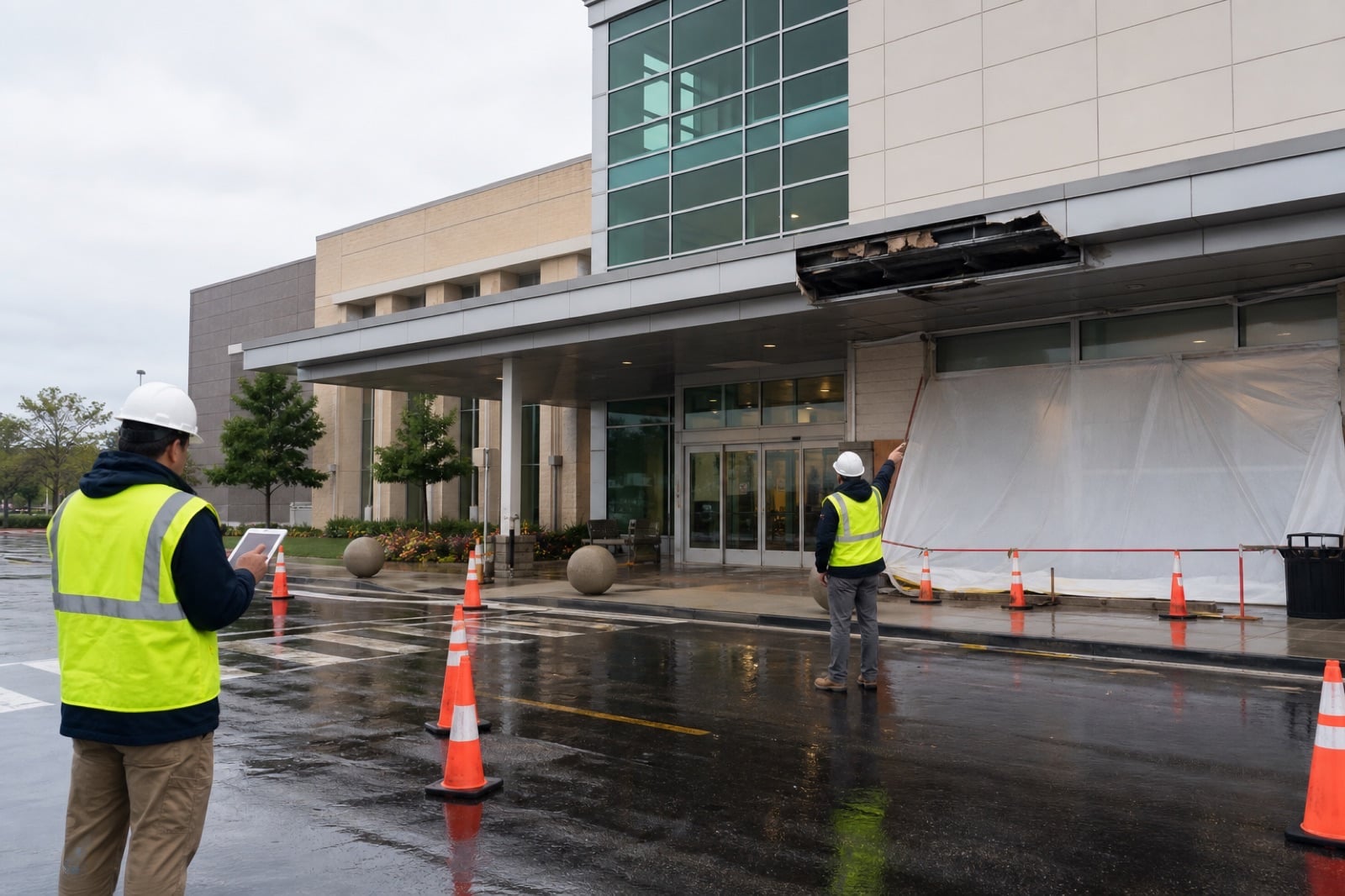 Commercial-facility emergency planning relevant to Rosemont and Des Plaines